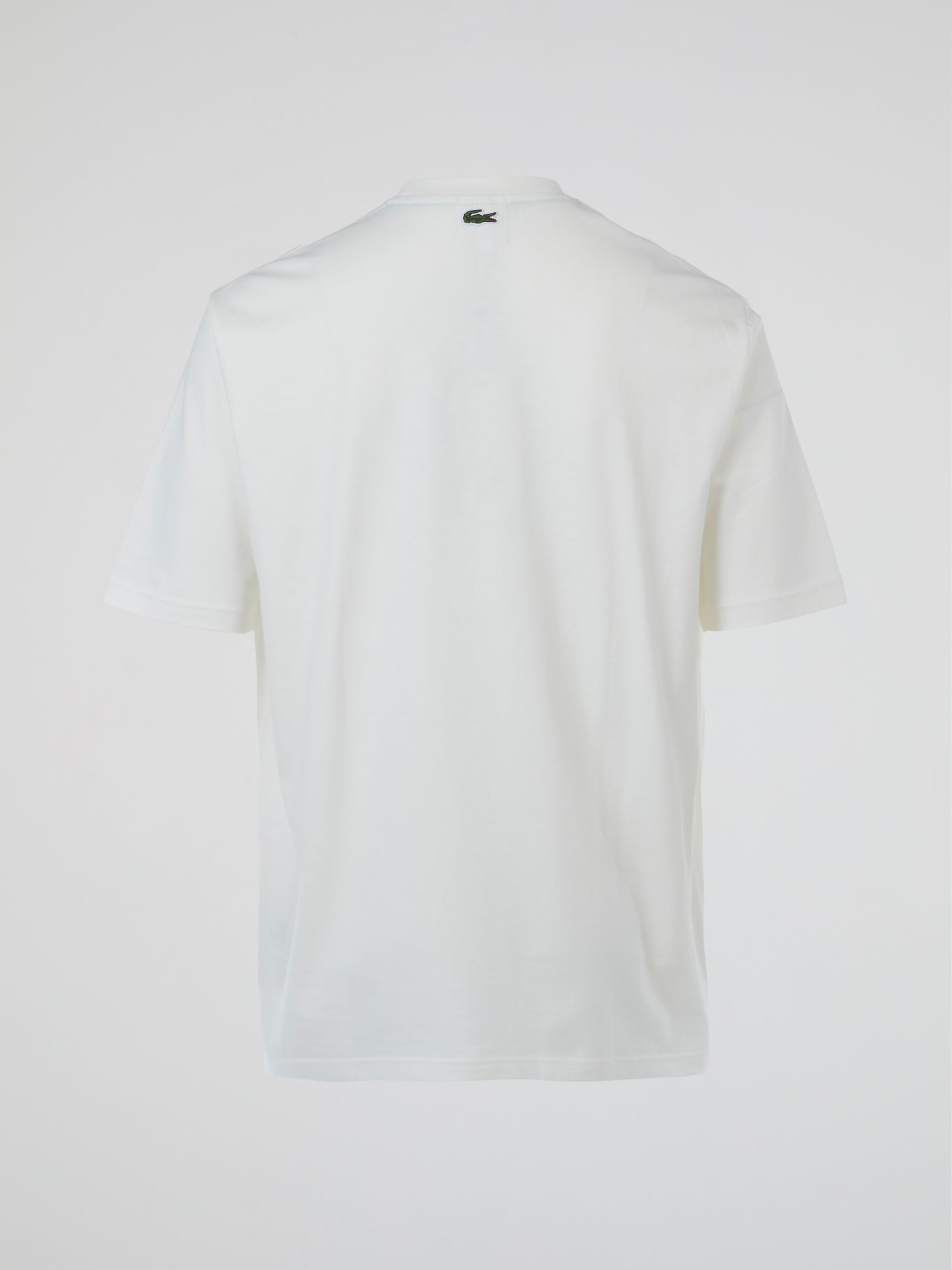 White Logo Cotton T-Shirt