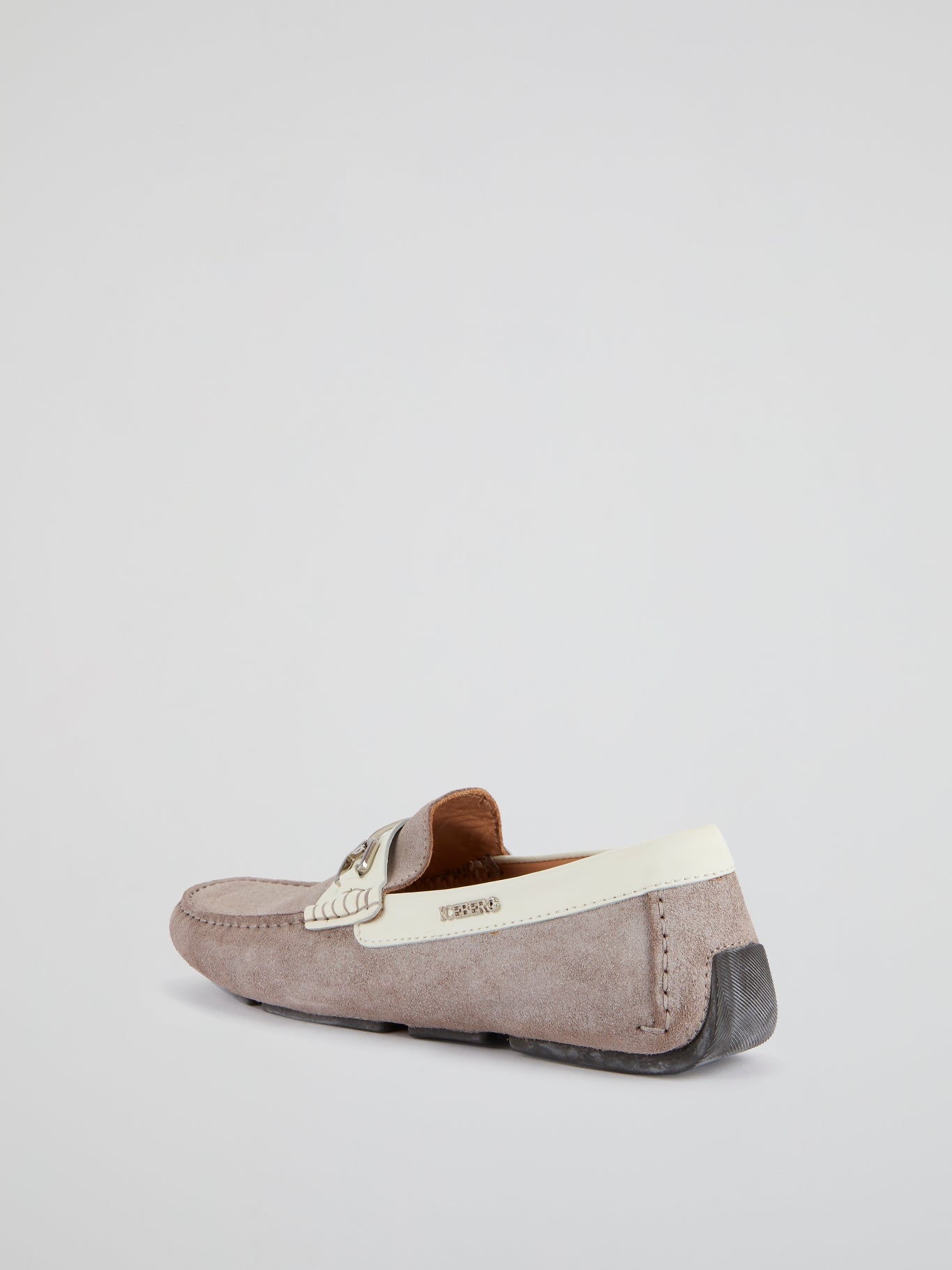 Beige Suede Loafers