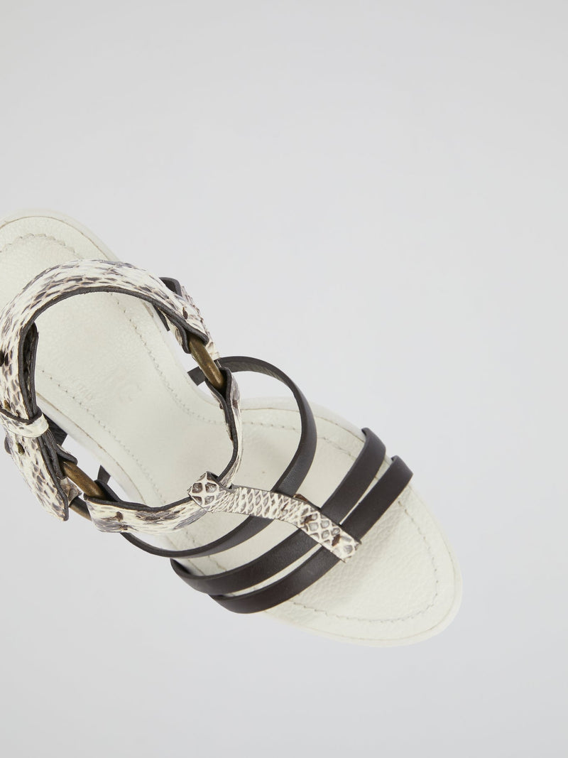 Python Print Cage Sandals