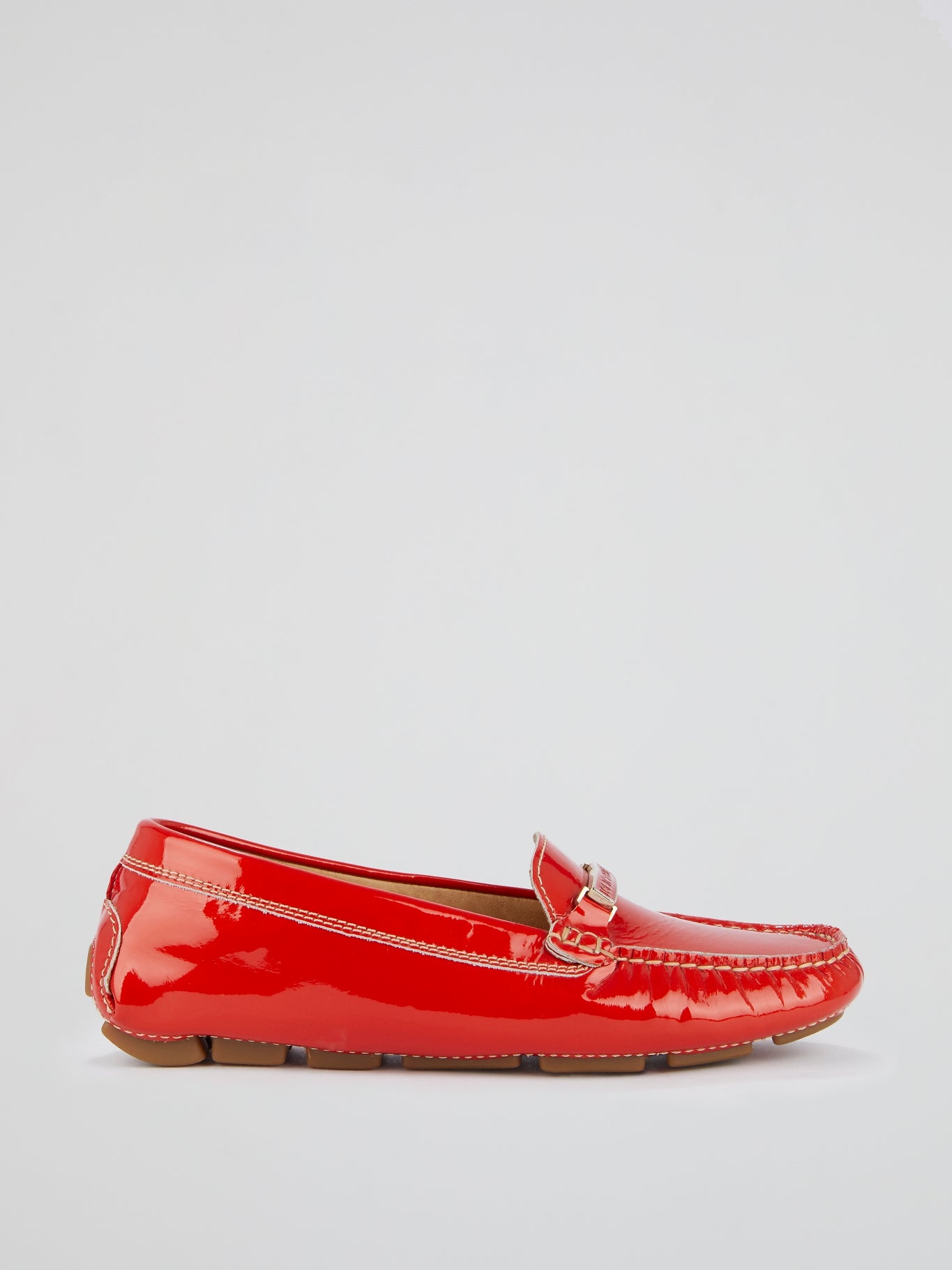 Red Patent Leather Loafers