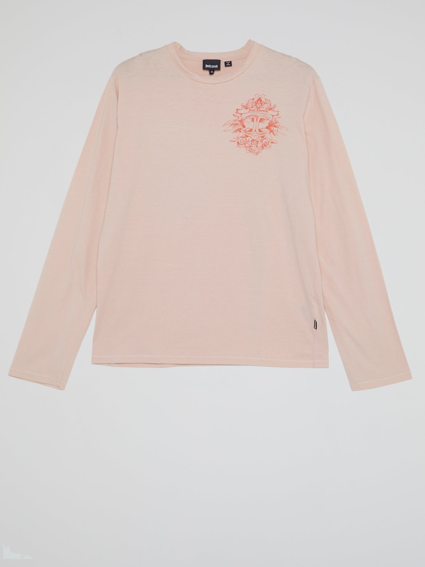 Pink Crewneck Long Sleeve Top