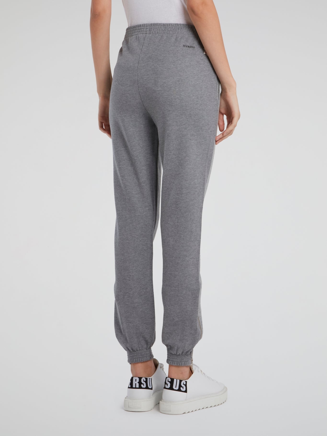 Grey Cuffed Track Pants