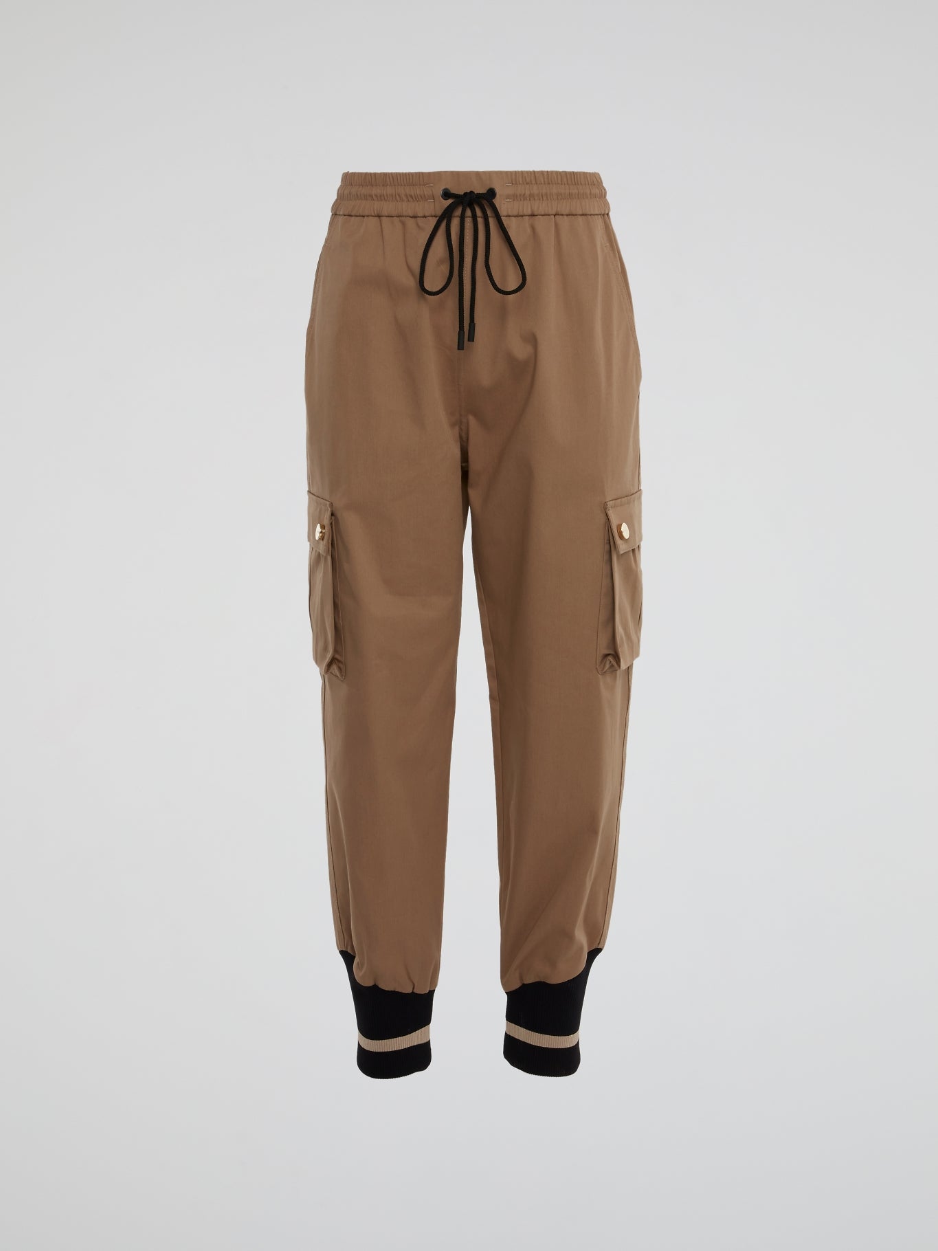 Hazelnut Side Pocket Drawstring Trousers