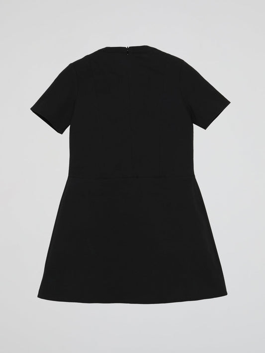 Black Crystal Heart Dress (Kids)