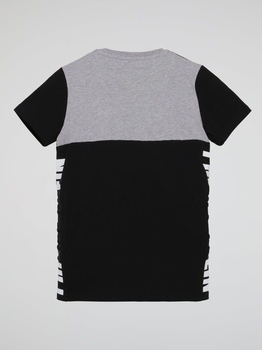 Two Tone Ribbed Edge T-Shirt (Kids)