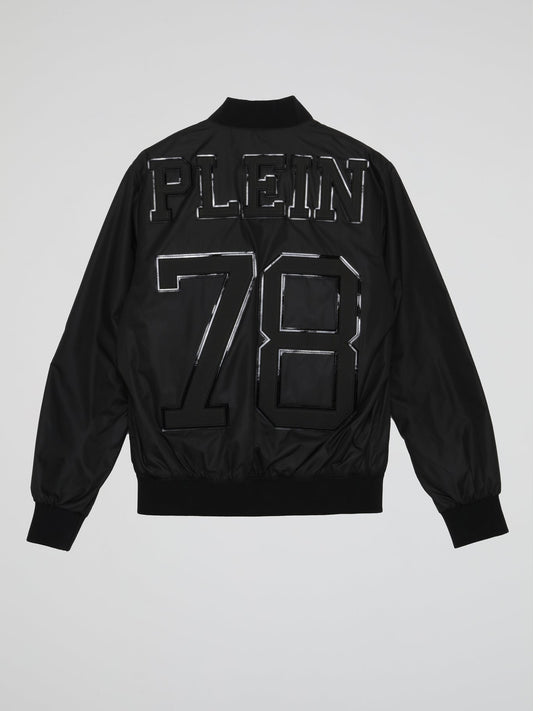 Black Zip Up Blouson (Kids)