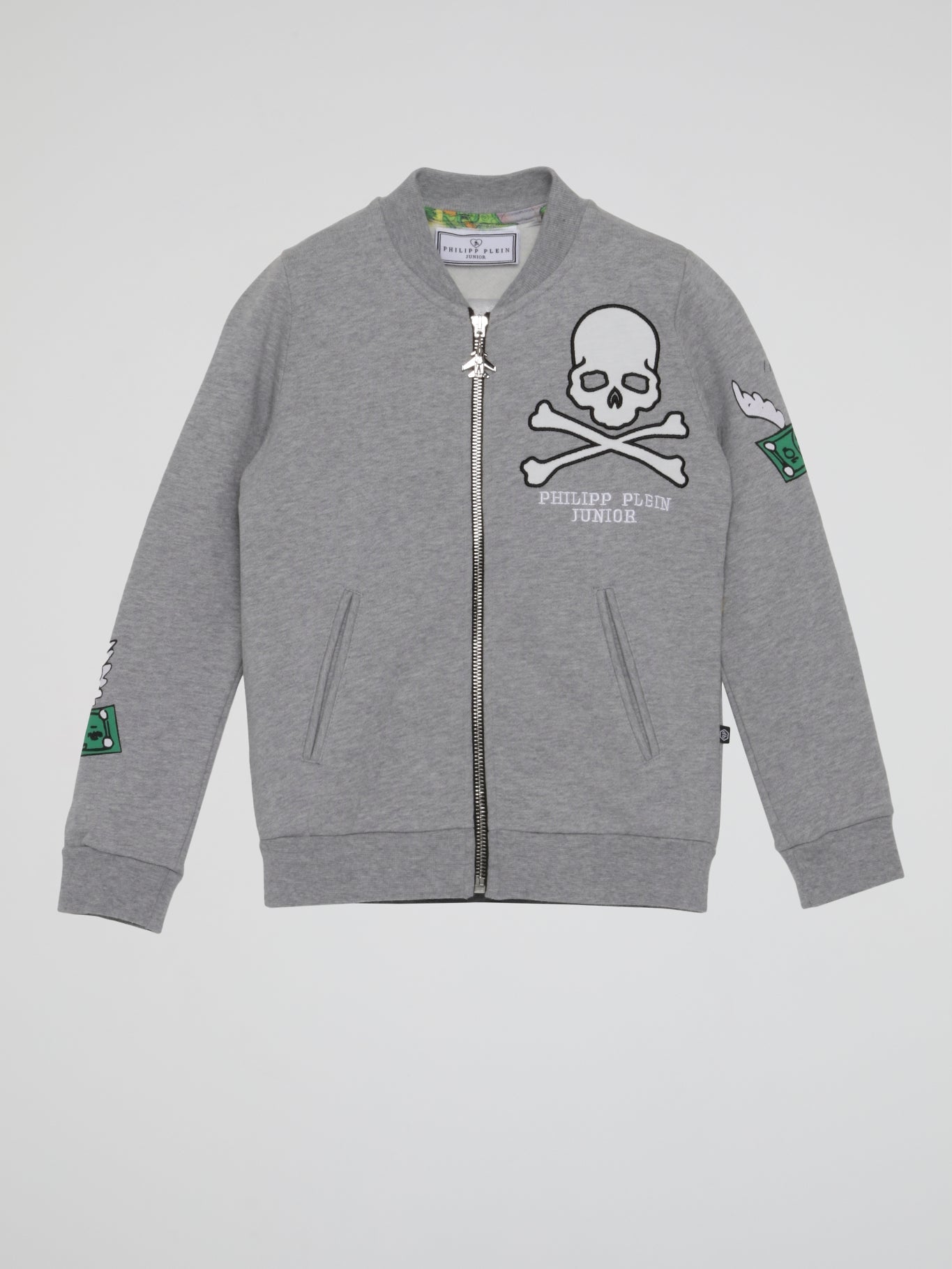 Grey Zip Up Sweatshirt (Kids)