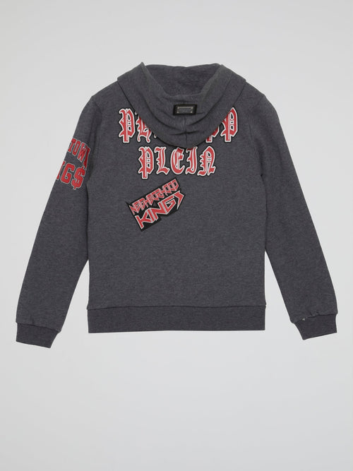 Grey Zip Up Sweatshirt (Kids)