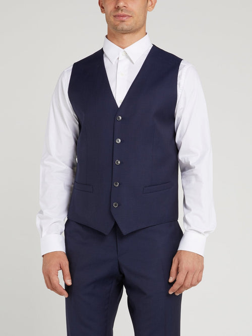 Navy Two-Button Suit