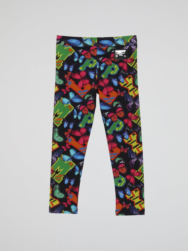 Butterfly All-Over-Print Leggings (Kids)