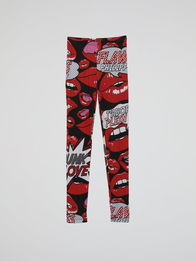 Lips All-Over Print Leggings (Kids)