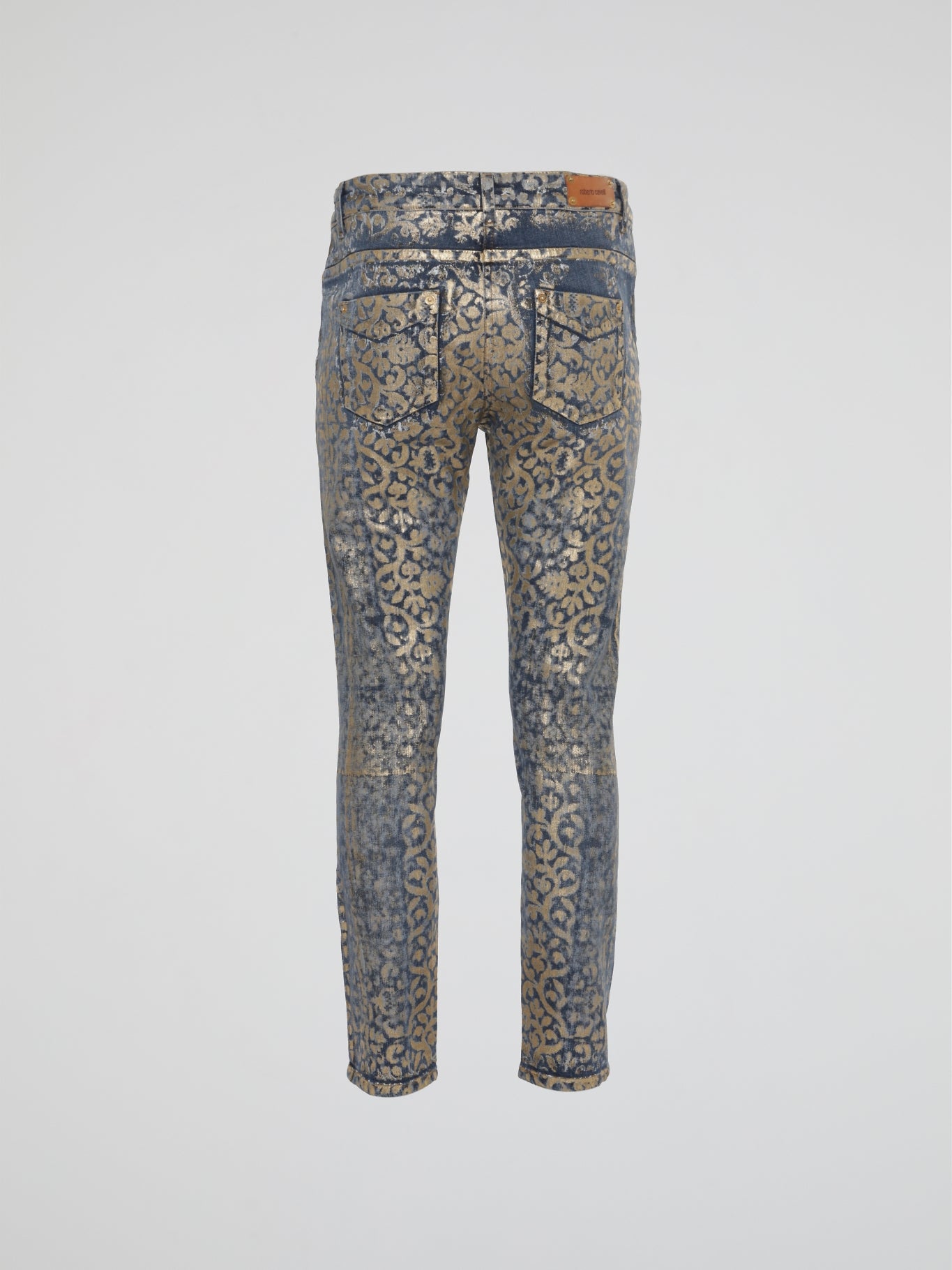 Baroque Print Jeans