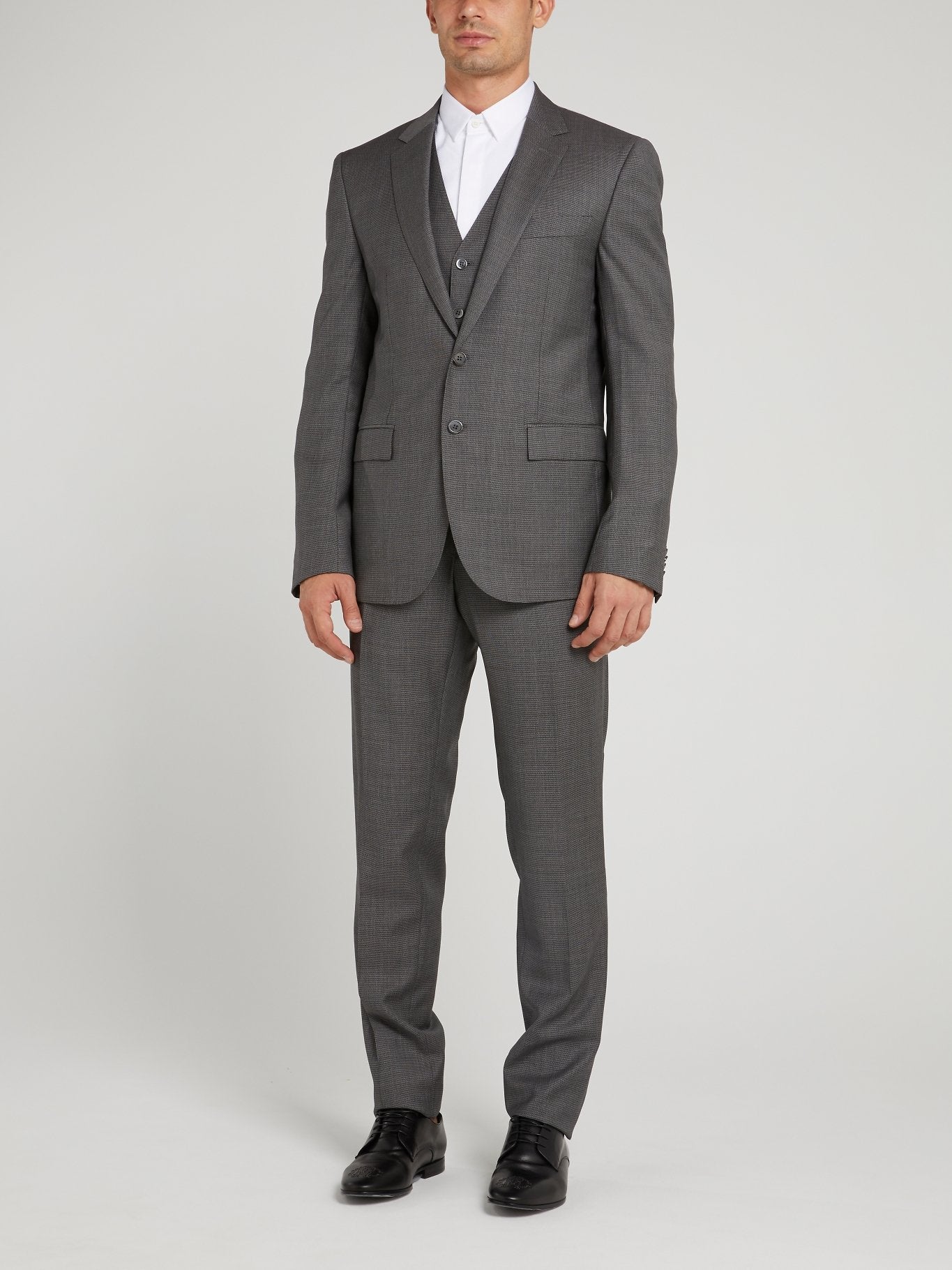 Grey Two-Button Suit