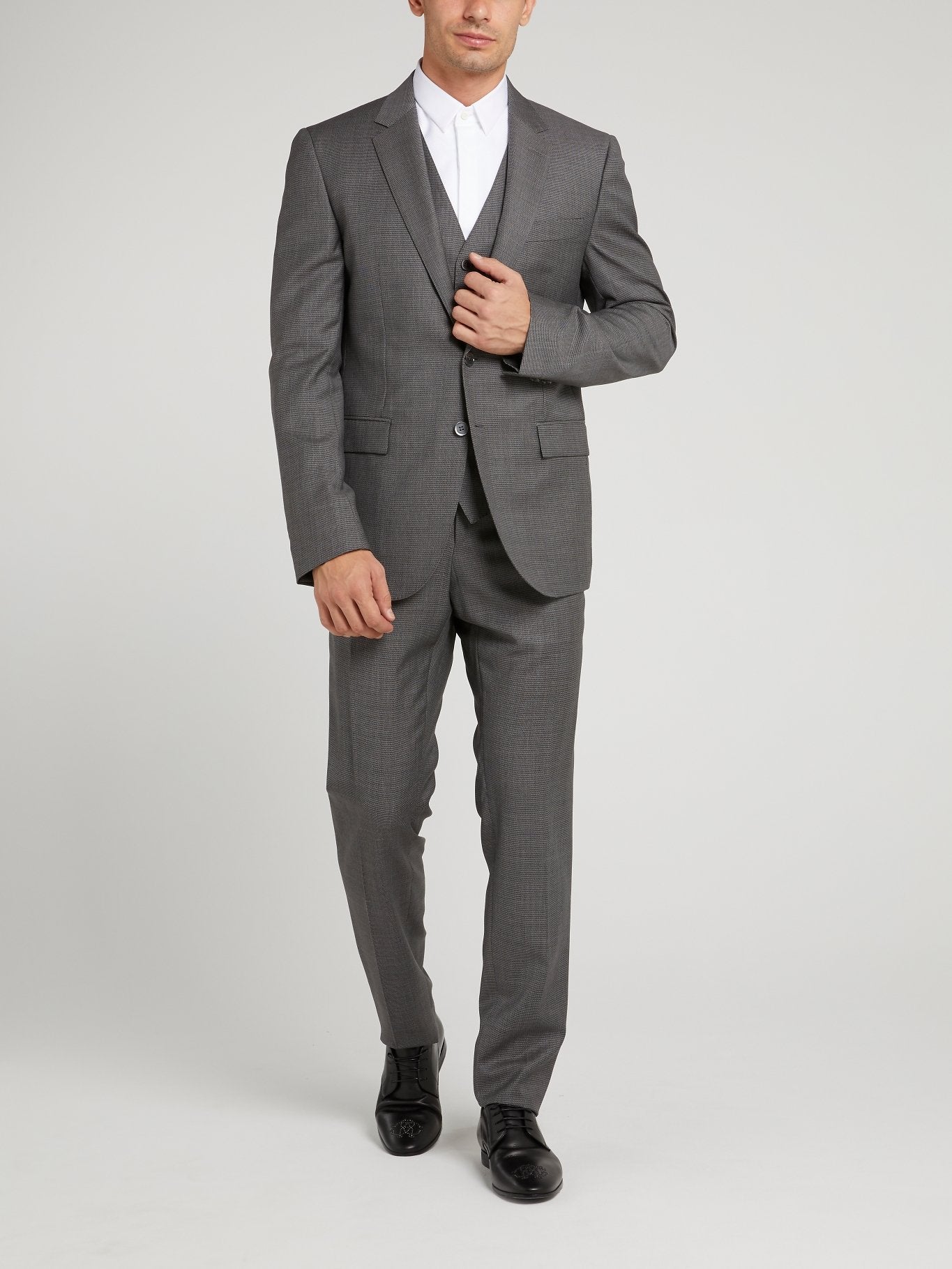 Grey Two-Button Suit