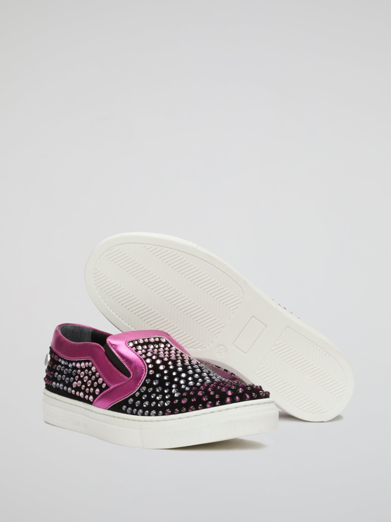 Neon Panel Slip On Sneakers (Kids)