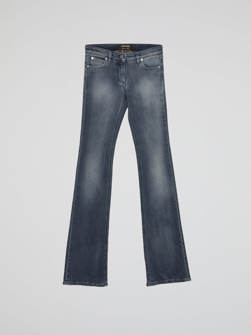 Essential Mid Rise Boot Cut Jeans